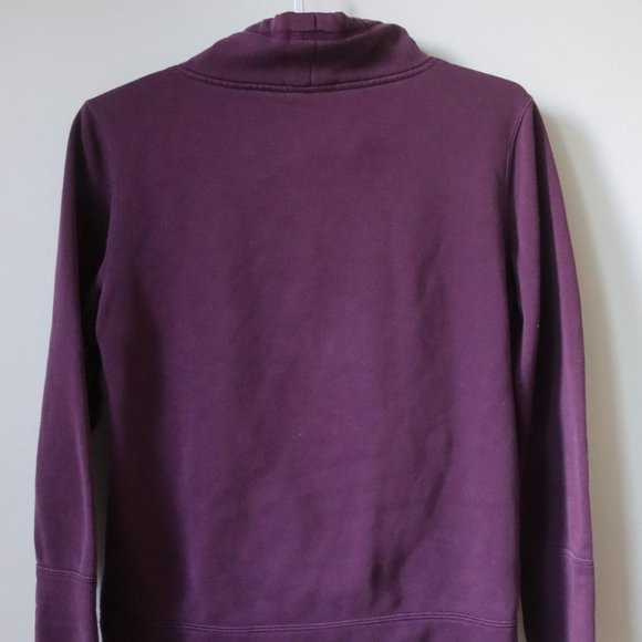 puma purple mock neck sweatshirt - Picture 2 of 3
